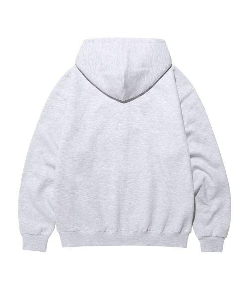 Order Ames Worldwide Big Typo Hoodie Grey Unisex Casual Wear AM2EFUM400AGR