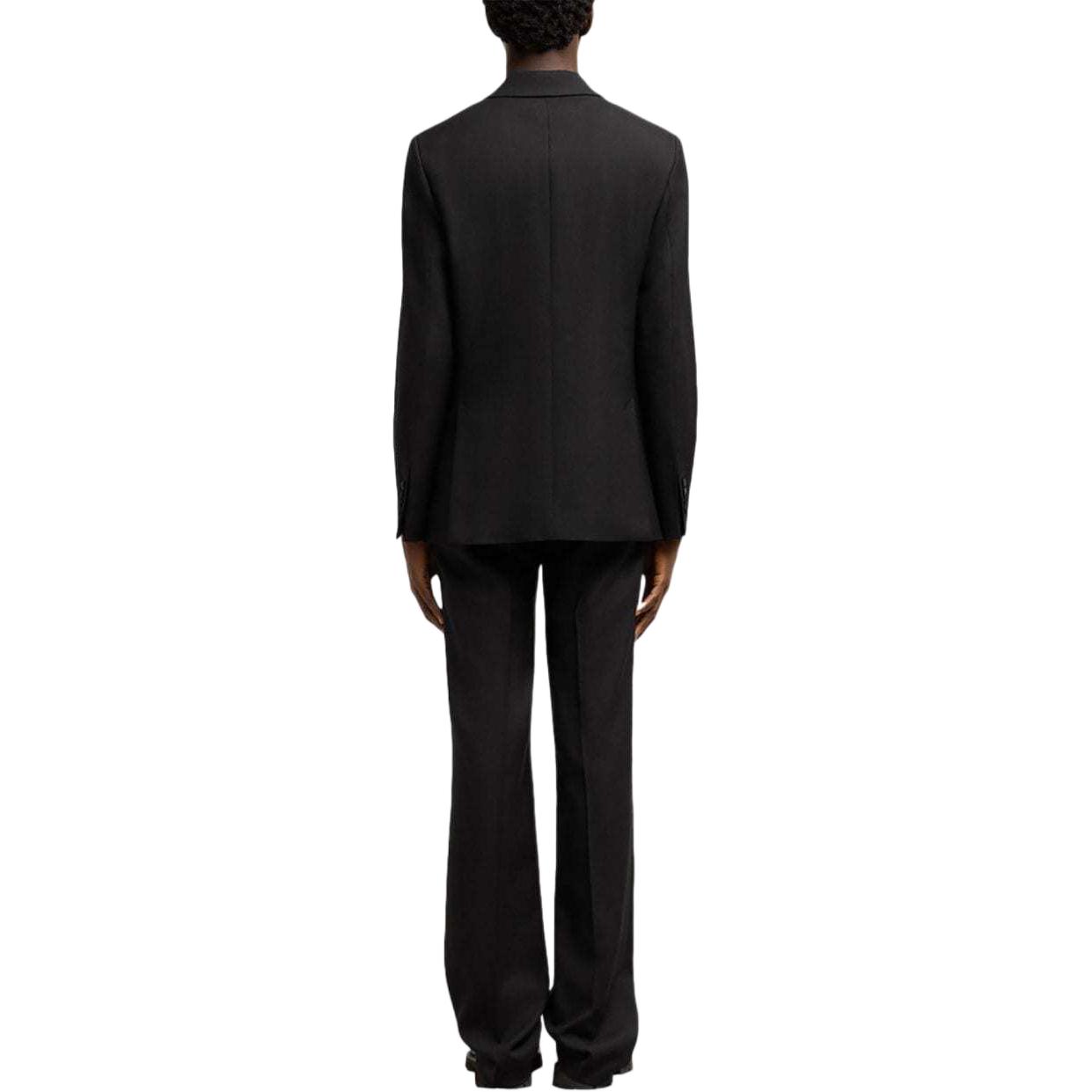 AMI Paris  Black Double-Breasted Long-Sleeve Blazer HBV417WV0026-BLACK 圖 4