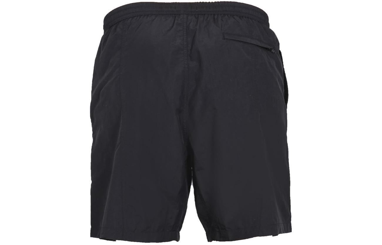 Lookbook AMI PARIS Bañador Negro de Cintura Media con Logo Bordado HBW003PA0004-001