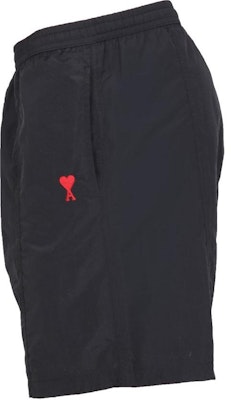 AMI PARIS Bañador Negro de Cintura Media con Logo Bordado HBW003PA0004-001 Shop AMI PARIS Bañador Negro de Cintura Media con Logo Bordado HBW003PA0004-001