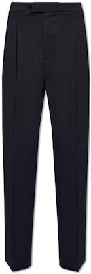 Pantalones Casuales Negros Slim Fit de Pierna Recta con Cremallera AMI PARIS HTR419VI0007-001 Order Pantalones Casuales Negros Slim Fit de Pierna Recta con Cremallera AMI PARIS HTR419VI0007-001