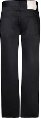 AMI PARIS 黑色直筒运动裤带徽标补丁. HTR500CO0009-001 Lookbook AMI PARIS 黑色直筒运动裤带徽标补丁. HTR500CO0009-001