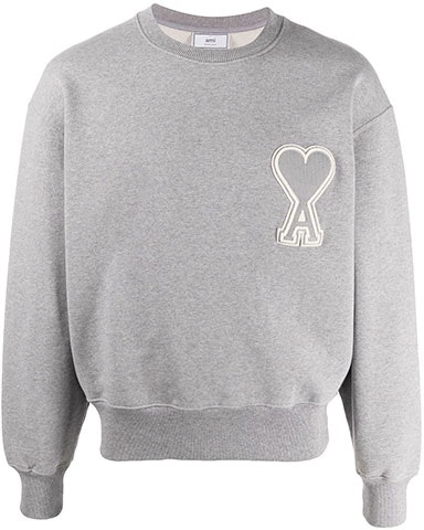 ami-paris-classic-heart-logo-sweatshirt-grey-color-a20-hj-037747-055