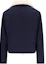 Lookbook AMI PARIS 拼色羊毛拉鍊飛行夾克 - 藍色 HJK060WV0049-4011
