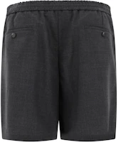 Lookbook AMI Paris Gray Mid-Rise Casual Zip Fly Shorts HSO303WV0043-055