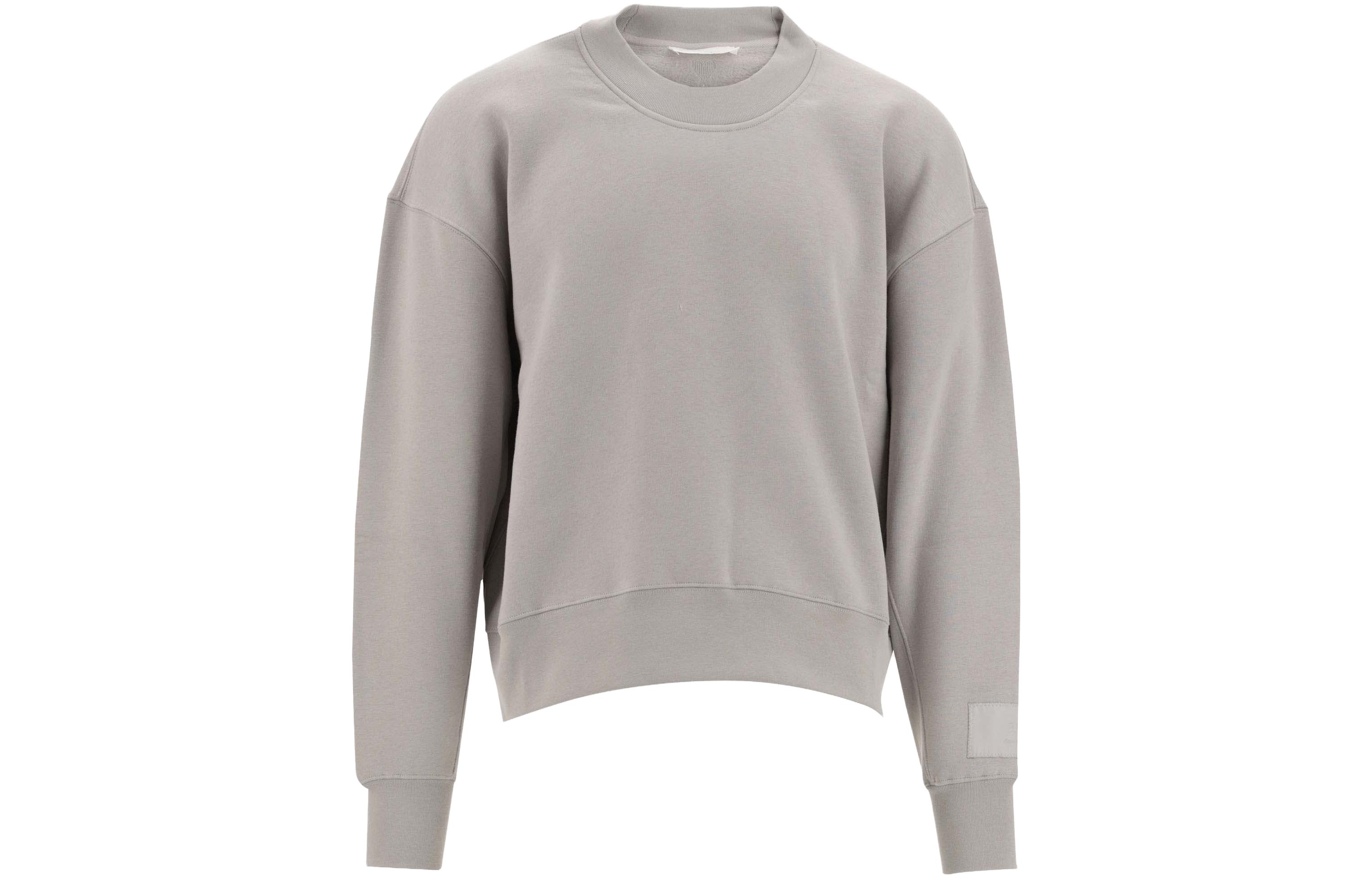 AMI PARIS  Grey Crewneck Pullover Sweatshirt USW017740088 圖 2