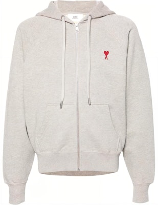 AMI PARIS 心形標誌刺繡拉鍊連帽外套 USW415747-0951 Buy AMI PARIS 心形標誌刺繡拉鍊連帽外套 USW415747-0951