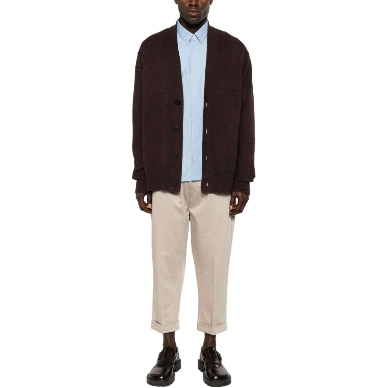 AMI PARIS  Light Blue Logo Embroidered Button-Up Long Sleeve Shirt USH150CO0063-484 圖 3