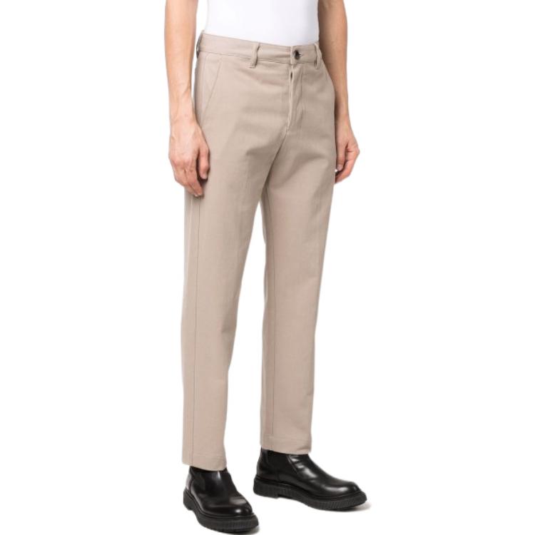 Purchase 아미 파리 라이트 카키 버튼 캐주얼 팬츠 HTR005221-250