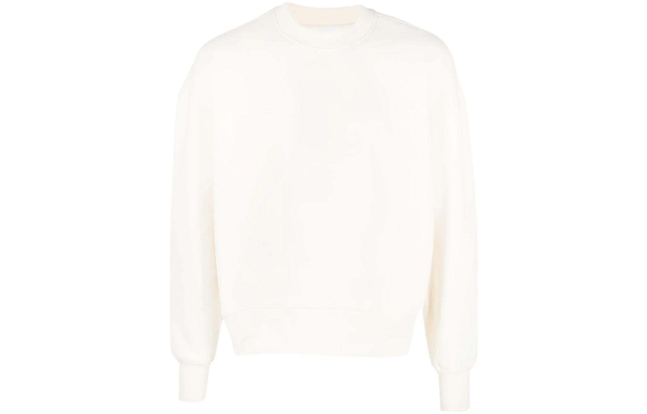 AMI PARIS  Logo Embroidered Patch Long-Sleeve Sweatshirt USW017740 圖 6