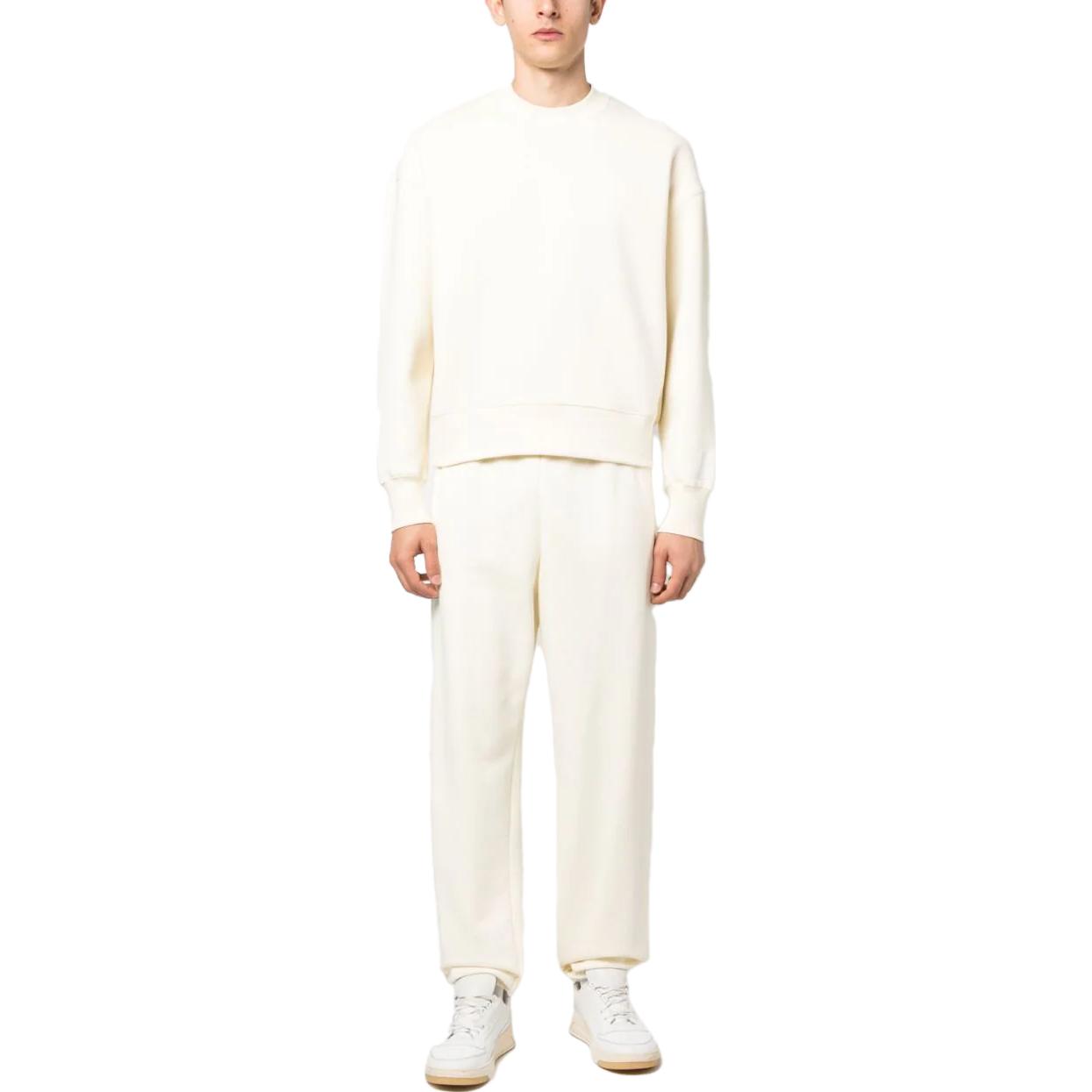 AMI PARIS  Logo Embroidered Patch Long-Sleeve Sweatshirt USW017740 圖 7