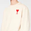 Purchase AMI PARIS Sweatshirt Crewneck Logo Hati Putih Gading. H20HJ034747-150