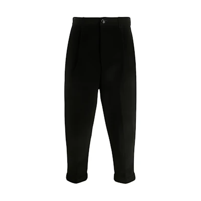 AMI Paris Solid Color Casual Knit Sweatpants H21HT617449-001