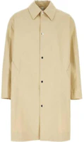 AMI PARIS Solid Color Long Sleeve Coat with Button-Down Collar HCO004CO0010709 AMI PARIS Solid Color Long Sleeve Coat with Button-Down Collar HCO004CO0010709