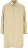 Order AMI PARIS Solid Color Long Sleeve Coat with Button-Down Collar HCO004CO0010709