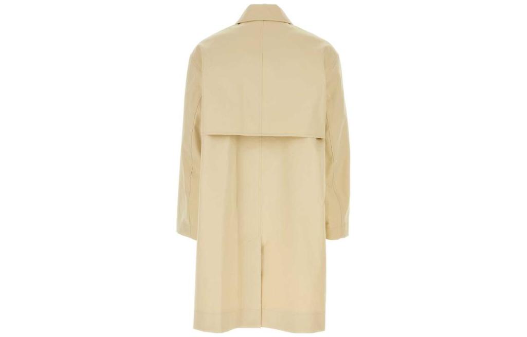 Lookbook AMI PARIS Jaket Lengan Panjang Warna Solid dengan Kolar Butang HCO004CO0010709