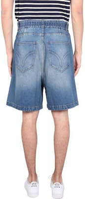 Shorts de mezclilla sueltos de color sólido AMI Paris HSO500DE0001-480 Shop Shorts de mezclilla sueltos de color sólido AMI Paris HSO500DE0001-480