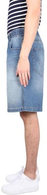 Shorts de mezclilla sueltos de color sólido AMI Paris HSO500DE0001-480 Purchase Shorts de mezclilla sueltos de color sólido AMI Paris HSO500DE0001-480