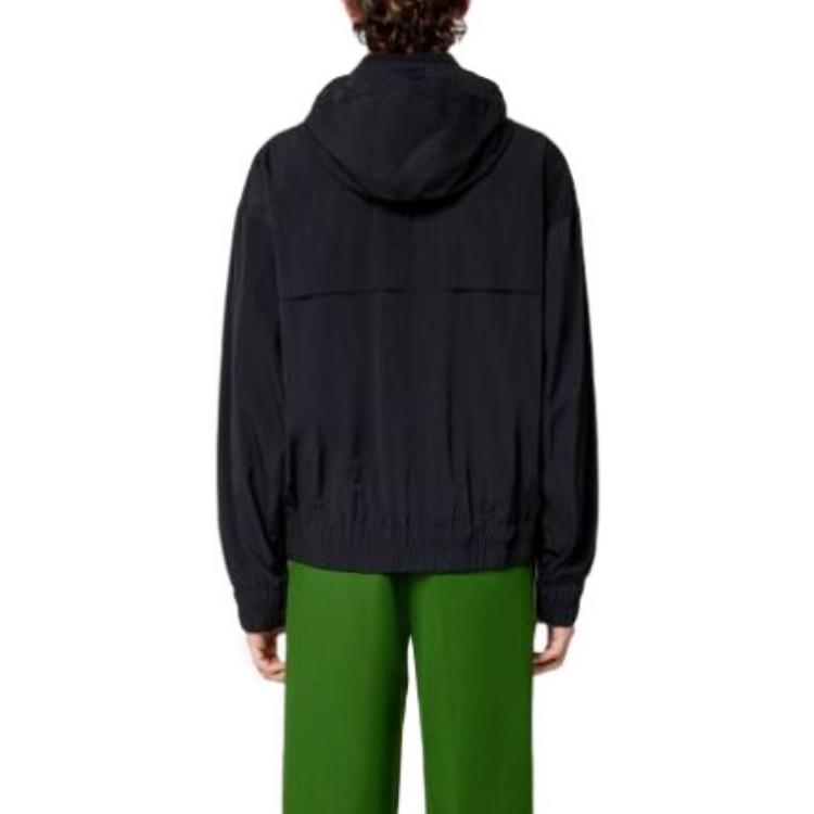 AMI PARIS  Solid Color Zip-Up Hoodie Jacket. UJK048276-001 圖 5