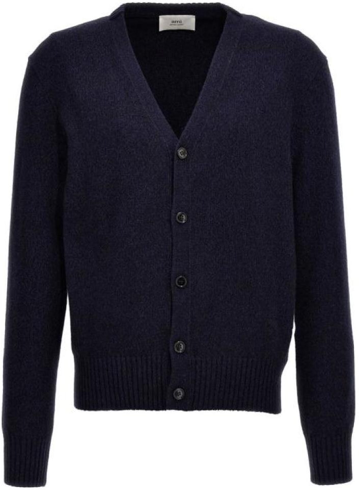 ami-paris-solid-v-neck-cardigan-sweater-blue-hkc-127005-430