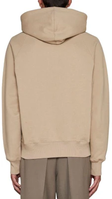 Ami Paris AMIPARIS Beige Oversized Hoodie with Heart Embroidery. USW205747-265 Purchase Ami Paris AMIPARIS Beige Oversized Hoodie with Heart Embroidery. USW205747-265
