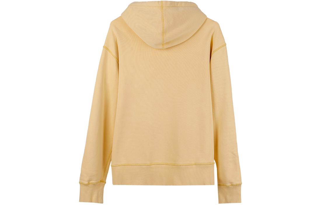 Lookbook Ami Paris AMIPARIS 米色素面針織綁帶連帽衫 USW216JE0052-718