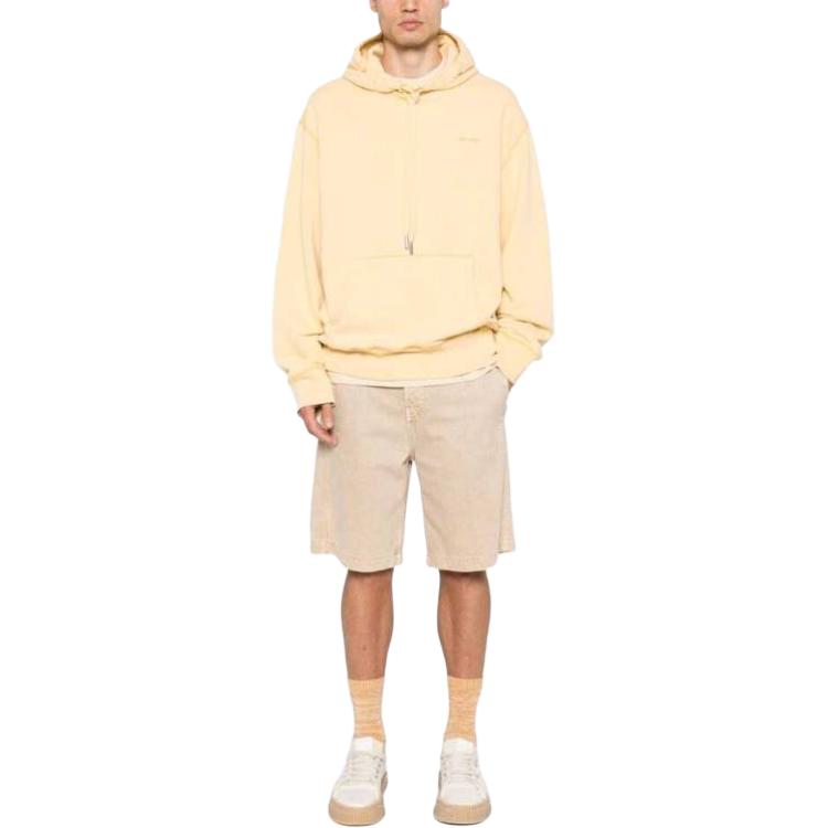 Purchase Ami Paris AMIPARIS 米色素面針織綁帶連帽衫 USW216JE0052-718