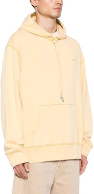 Ami Paris AMIPARIS 米色素面針織綁帶連帽衫 USW216JE0052-718 Sizing Ami Paris AMIPARIS 米色素面針織綁帶連帽衫 USW216JE0052-718