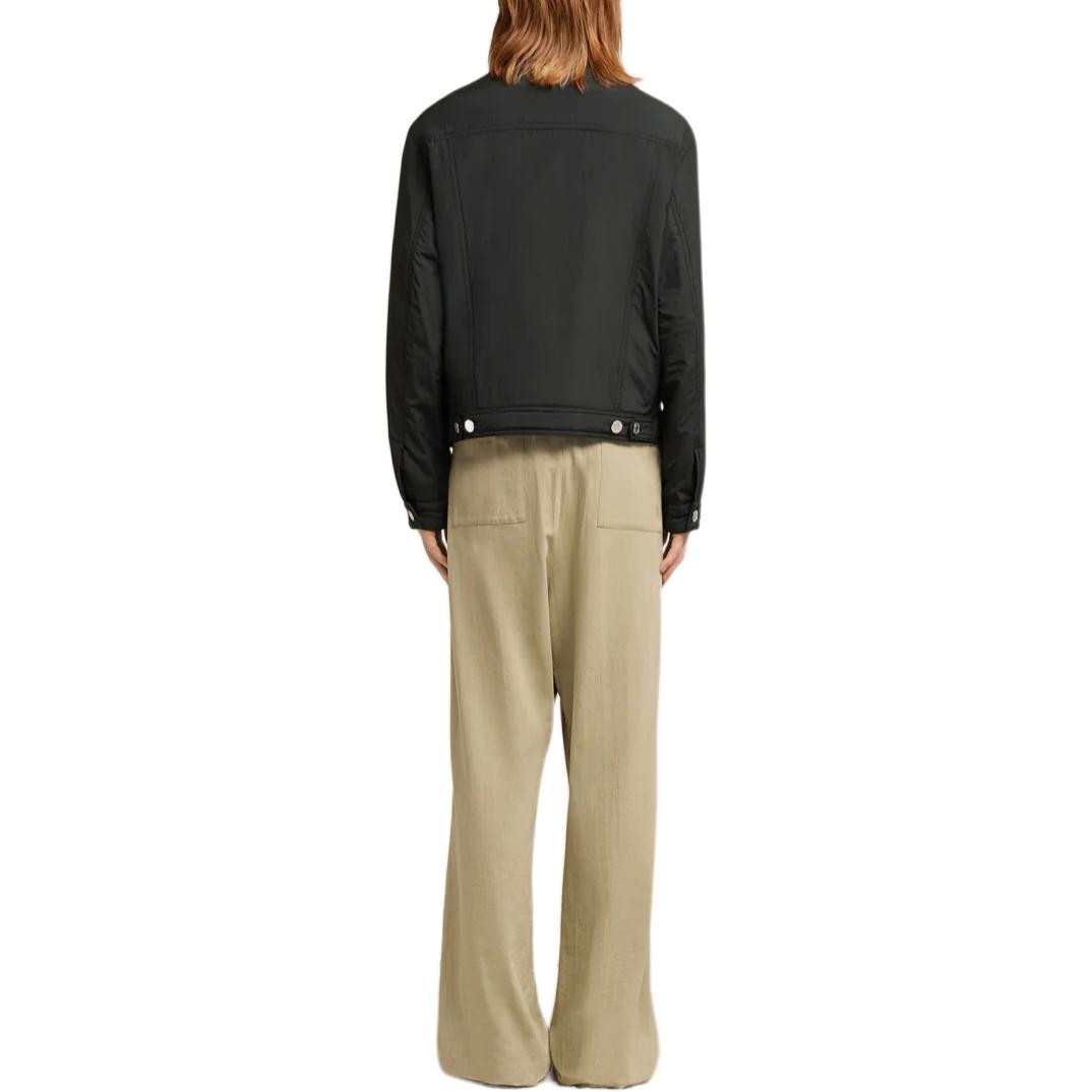 Purchase Ami Paris AMIPARIS 黑色按鈕翻領外套 HJK233PA000-9001