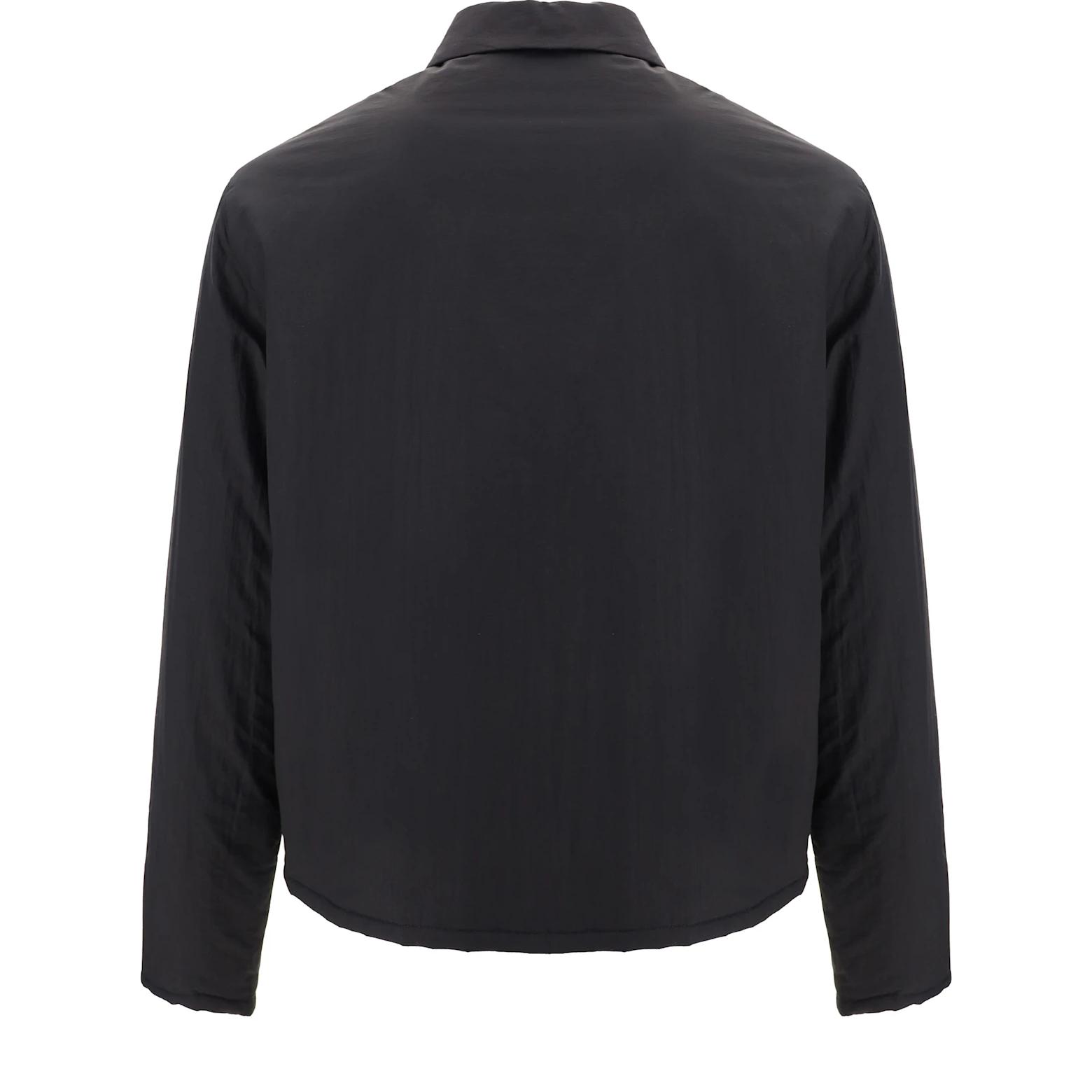 Ami Paris AMIPARIS  Black Nylon Outdoor Jacket with Metal Heart Button Closure. HJK238PA0009-001 圖 3