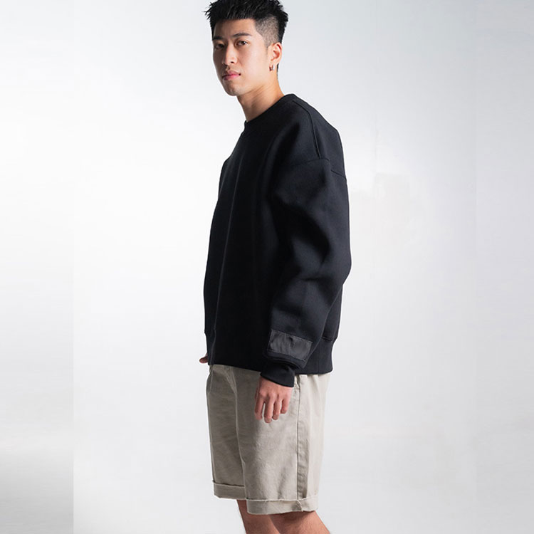 Ami Paris AMIPARIS  Black Solid Crewneck Pullover Sweatshirt Long Sleeve USW017740-001 圖 7