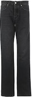 Ami Paris AMIPARIS Black Solid Mid-Rise Zipper Denim Jeans HTR001DE0018031 Ami Paris AMIPARIS Black Solid Mid-Rise Zipper Denim Jeans HTR001DE0018031