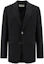 Order Ami Paris AMIPARIS Chaqueta Blazer Negro Sólido de un Solo Botón. HBV007VI0007001
