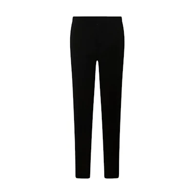 Ami Paris AMIPARIS Black Tapered Relaxed Fit Casual Pants with Zipper. HTR008WV0044-001