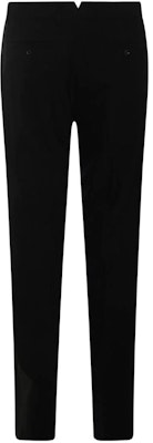 아미파리 블랙 테이퍼드 릴렉스 핏 캐주얼 팬츠 지퍼 디테일. HTR008WV0044-001 Lookbook 아미파리 블랙 테이퍼드 릴렉스 핏 캐주얼 팬츠 지퍼 디테일. HTR008WV0044-001