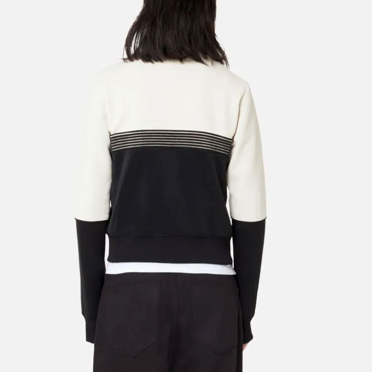 Purchase 아미파리 AMIPARIS 블랙/화이트 자수 로고 집업 트랙 재킷. HSW508738-151