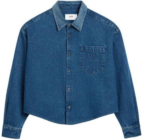 ami-paris-amiparis-blue-solid-color-button-up-cropped-long-sleeve-shirt-hsh-136-de-0025480