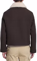 Lookbook Ami Paris AMIPARIS Brown Double-Zip Collared Jacket HJK060WV0049-221