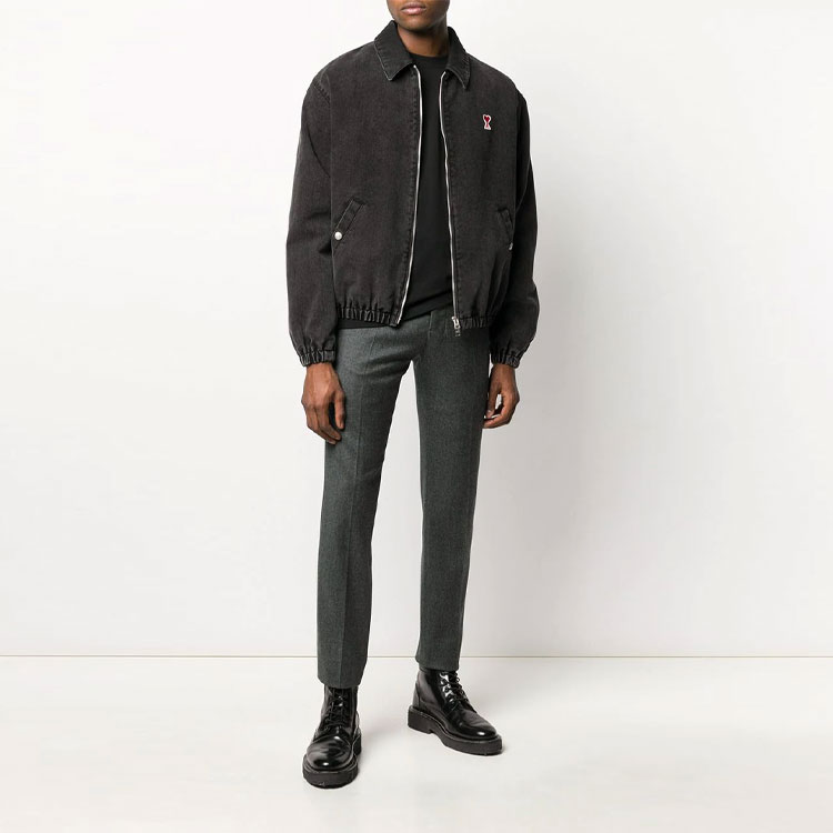 Purchase Ami Paris AMIPARIS Kaos Hitam Logo Hati Katun Kasual. H20HJ134726-001