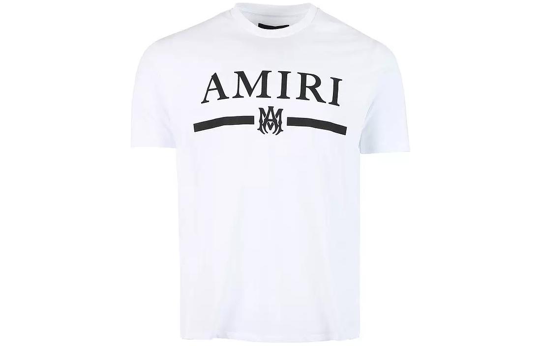 Ami Paris AMIPARIS  Crewneck Letter Print Short Sleeve T-Shirt SS22MJL004-100 圖 2