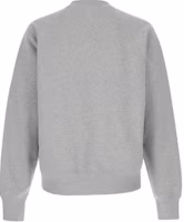 Lookbook Ami Paris AMIPARIS Grey Crewneck Logo Print Long Sleeve Sweatshirt. USW0247470-951