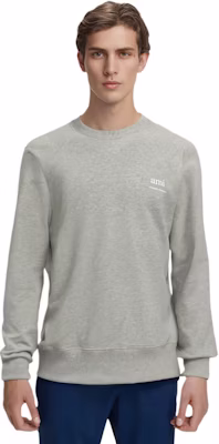 Ami Paris AMIPARIS Grey Crewneck Logo Print Long Sleeve Sweatshirt. USW0247470-951 Shop Ami Paris AMIPARIS Grey Crewneck Logo Print Long Sleeve Sweatshirt. USW0247470-951