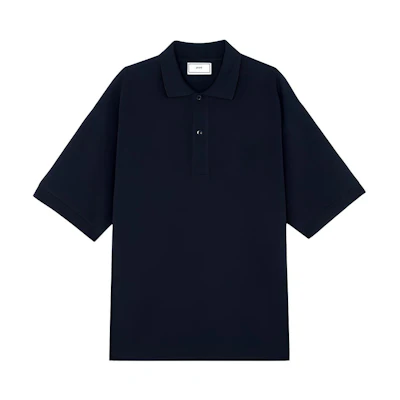 Ami Paris AMIPARIS Heart Logo Short Sleeve Polo Shirt. E21HJ205763-410