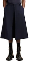 Lookbook Ami Paris AMIPARIS Loose Fit Casual Solid Blue Shorts. HSO508-WV0026-4011