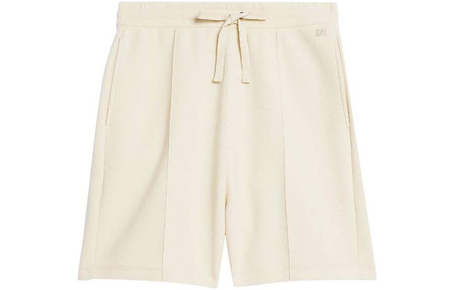 Order Ami Paris 寬鬆抽繩純色短褲 米色 HSO615750-709