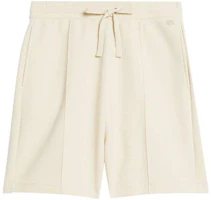 Order Ami Paris AMIPARIS Loose Fit Solid Color Drawstring Shorts Beige HSO615750-709