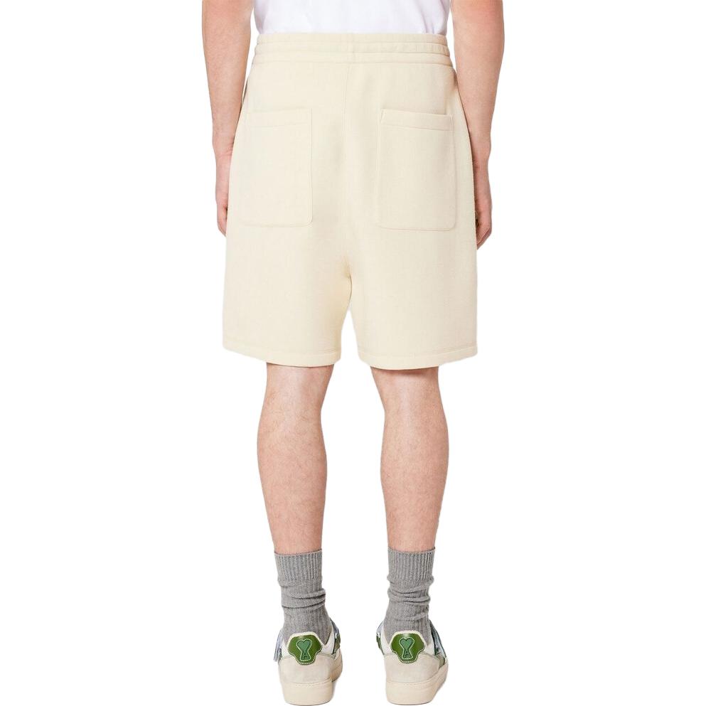 Purchase Ami Paris 寬鬆抽繩純色短褲 米色 HSO615750-709