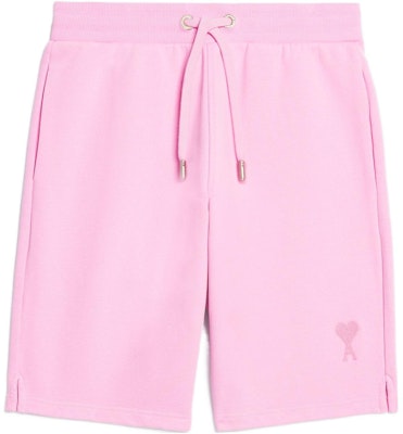 Ami Paris 粉色高腰綁帶短褲 心形刺繡設計 USO604747-663 Order Ami Paris 粉色高腰綁帶短褲 心形刺繡設計 USO604747-663