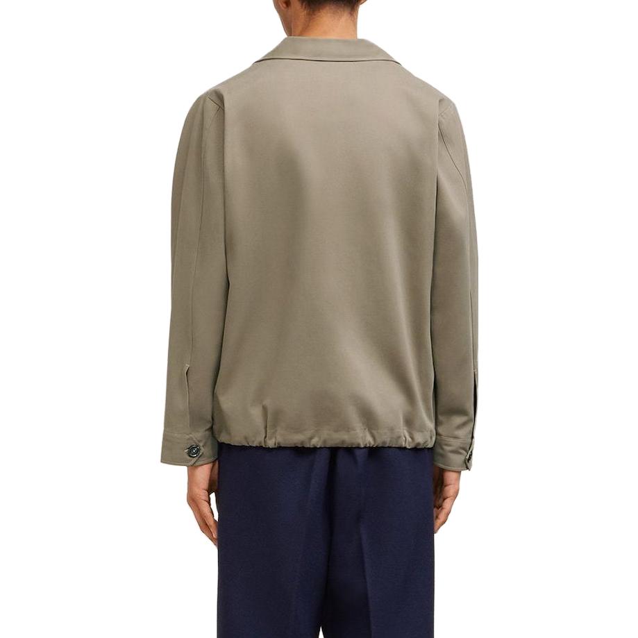 Shop Ami Paris AMIPARIS Baju Lengan Panjang Fit Santai Kolar Kuba - Coklat Tanah HSH121CO0051263