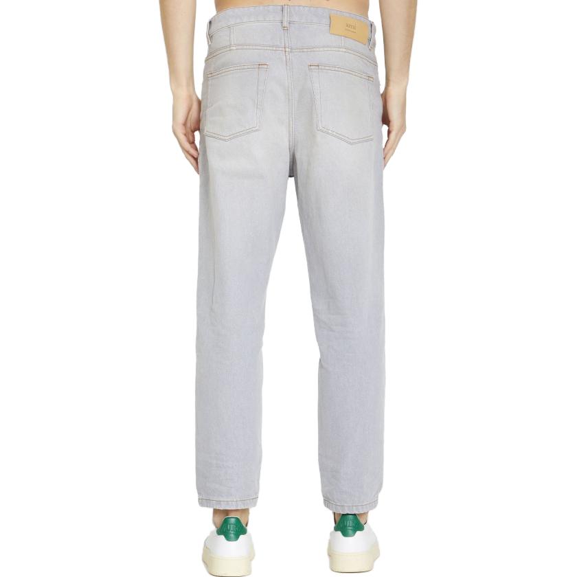 Shop 아미파리 AMIPARIS 레트로 스트레이트 진 빈티지 그레이 편안한 데님. HTR103DE00190554